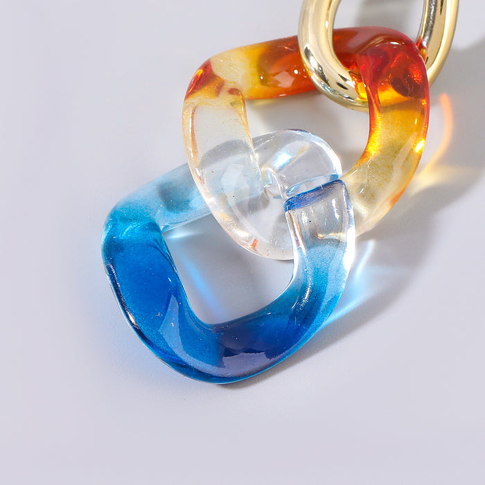 Jewelry WholesaleWholesale resin geometric earrings earrings JDC-ES-JL968 Earrings 氿乐 %variant_option1% %variant_option2% %variant_option3%  Factory Price JoyasDeChina Joyas De China