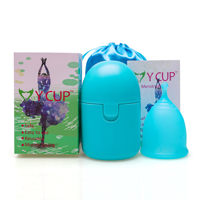 Wholesale Silicone Menstrual Cup Women's Menstrual Care Supplies Set MOQ≥2 JDC-MC-SenC002