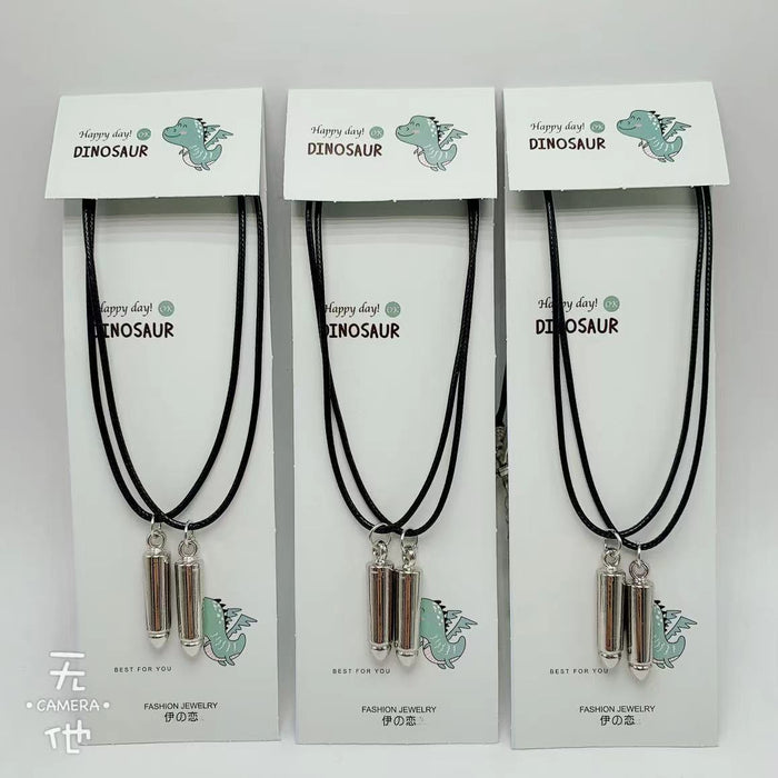 Wholesale Cross Necklace Bullet Necklace Pendant Necklace Individual Pack MOQ≥12 JDC-NE-binbin001