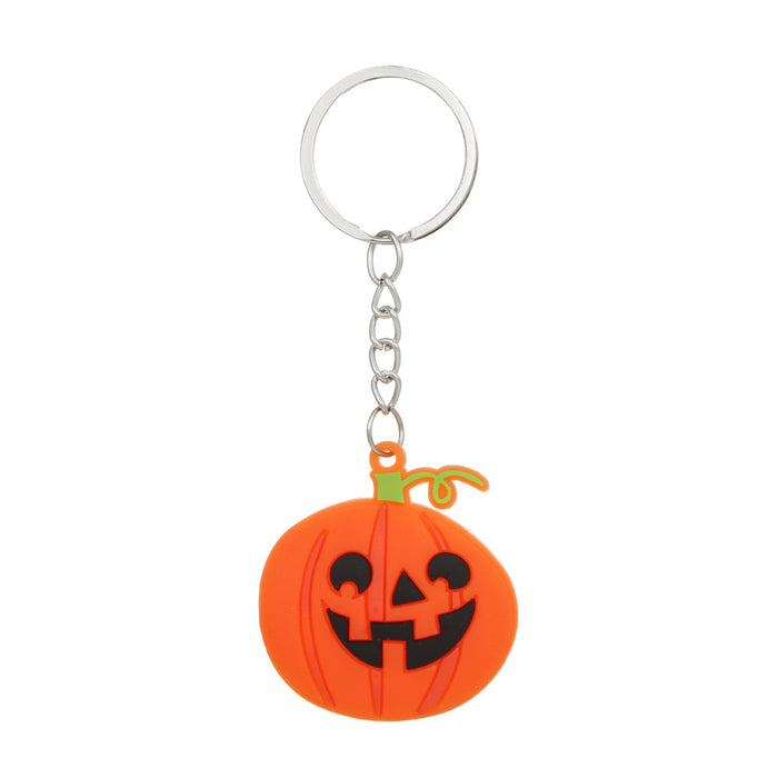 Llavero al por mayor PVC Halloween Cartoon Keychain Random 24 piezas JDC-KC-Xinh003