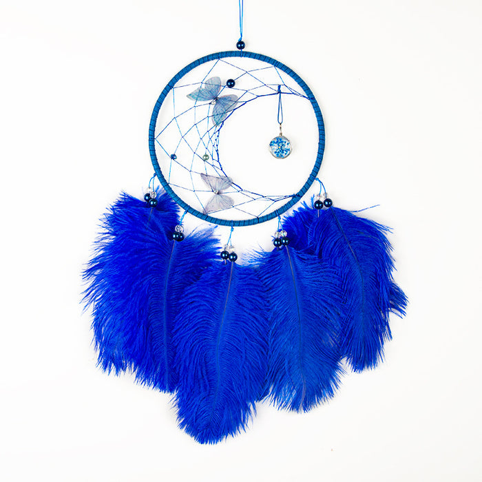 Wholesale Dreamcatcher Crystal Bead Feather Butterfly MOQ≥2 JDC-DC-XS005
