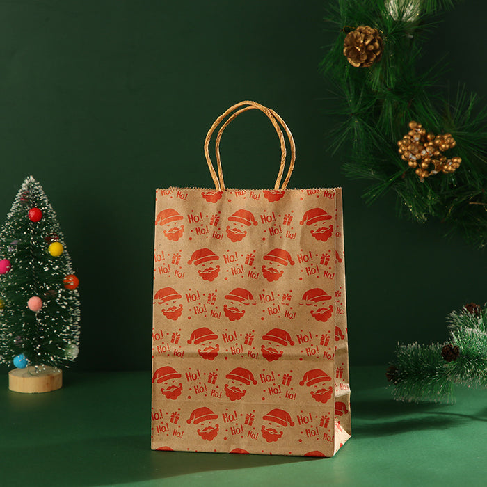 Bolsa de regalo al por mayor Kraft Paper Christmas Regalo Bag Moq≥12 JDC-GB-Ganrui018