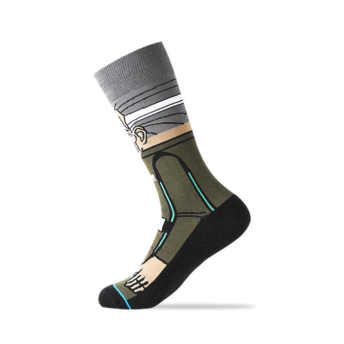 Wholesale Long Socks Men Long Comfortable Breathable Combed Cotton Socks JDC-SK-ZXian005