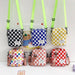 Jewelry WholesaleWholesale plaid boy mini messenger bag coin purse JDC-SD-KR064 Shoulder Bags 坤然 %variant_option1% %variant_option2% %variant_option3%  Factory Price JoyasDeChina Joyas De China