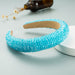 Jewelry WholesaleWholesale crystal fabric sponge headband JDC-HD-YiS004 Headband 镱森 %variant_option1% %variant_option2% %variant_option3%  Factory Price JoyasDeChina Joyas De China