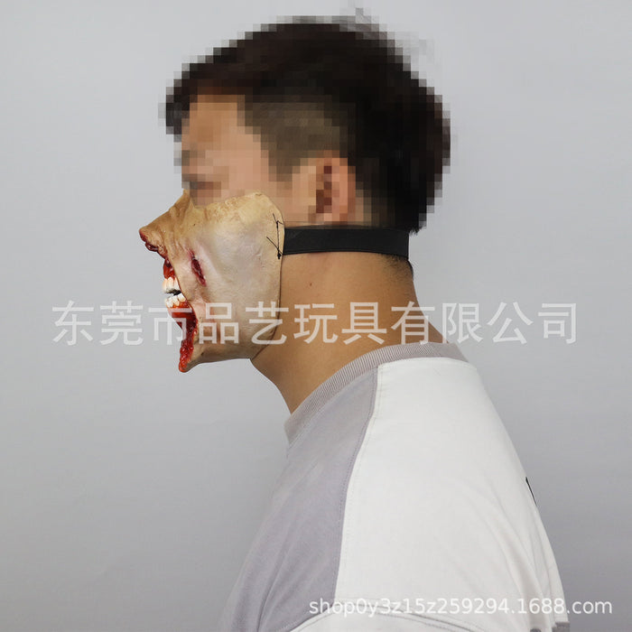Máscara de horror de látex de látex al por mayor Half Face Mask JDC-FM-Piny007