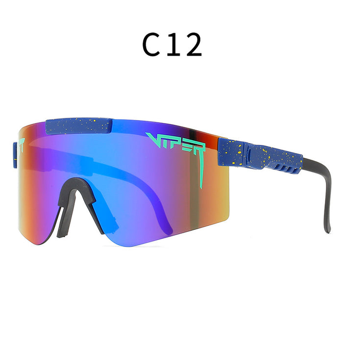 Wholesale TAC Lens PIT Outdoor Riding Colorful Large Frame Sunglasses (F) JDC-SG-HeD002