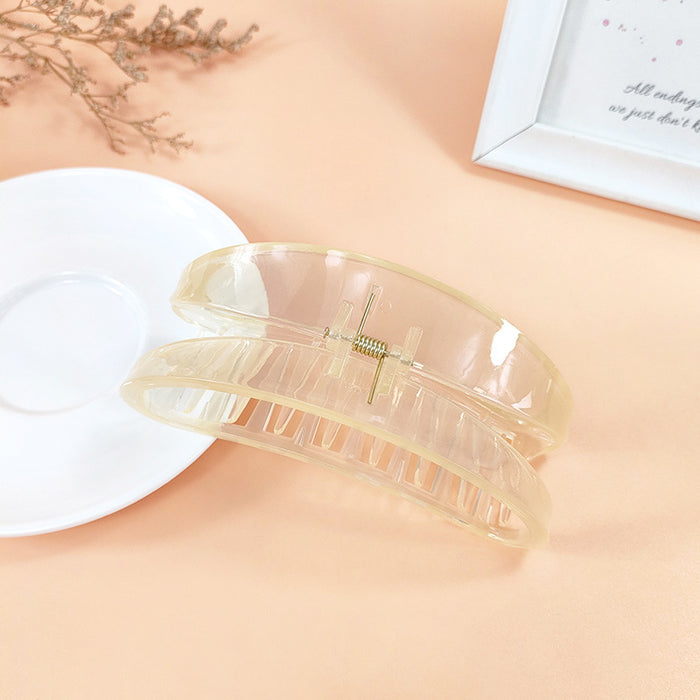 Wholesale Hair Clips Acrylic Large Clear JDC-HC-ChaoX002