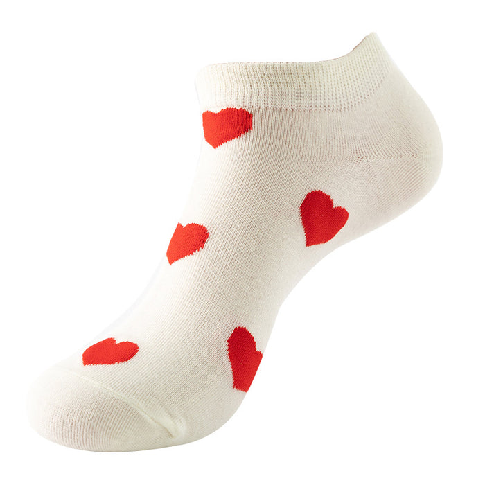 Wholesale socks shallow mouth cotton socks trendy breathable MOQ≥2 JDC-SK-XinXi001