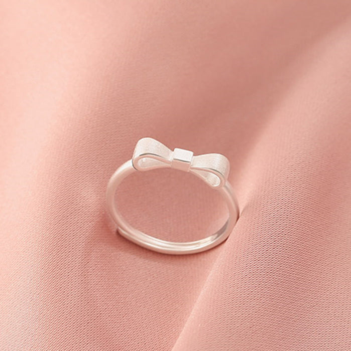 Wholesale Rings 925 Sterling Silver Bow JDC-RS-congz011