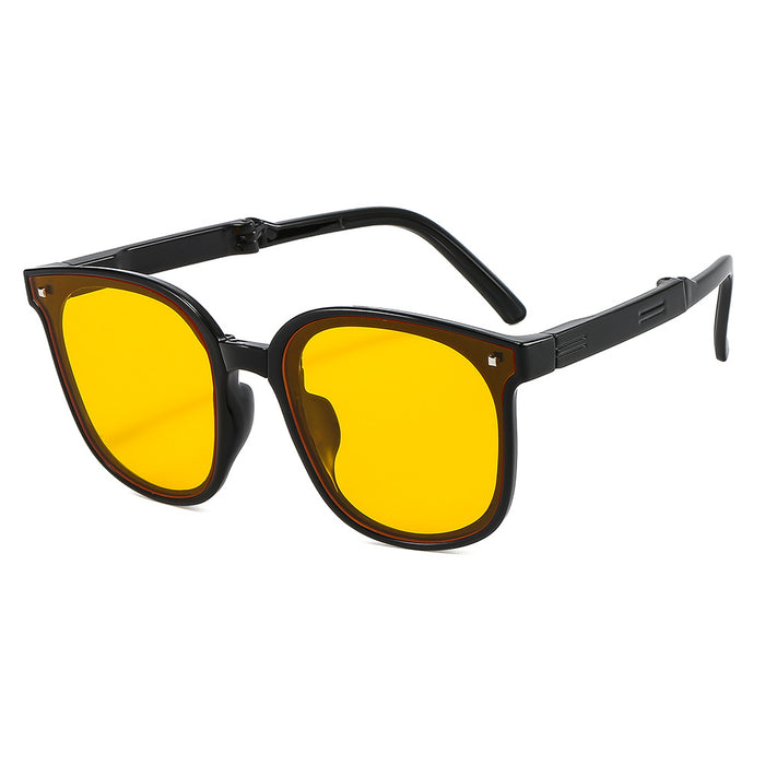Gafas de sol plegables de lente de PC al por mayor jdc-sg-chanh001
