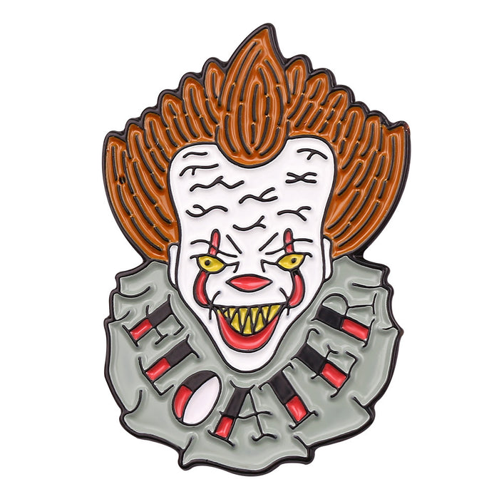 Wholesale Cartoon Clown Metal Brooch Accessories (M) MOQ≥5 JDC-BC-ShaoH001