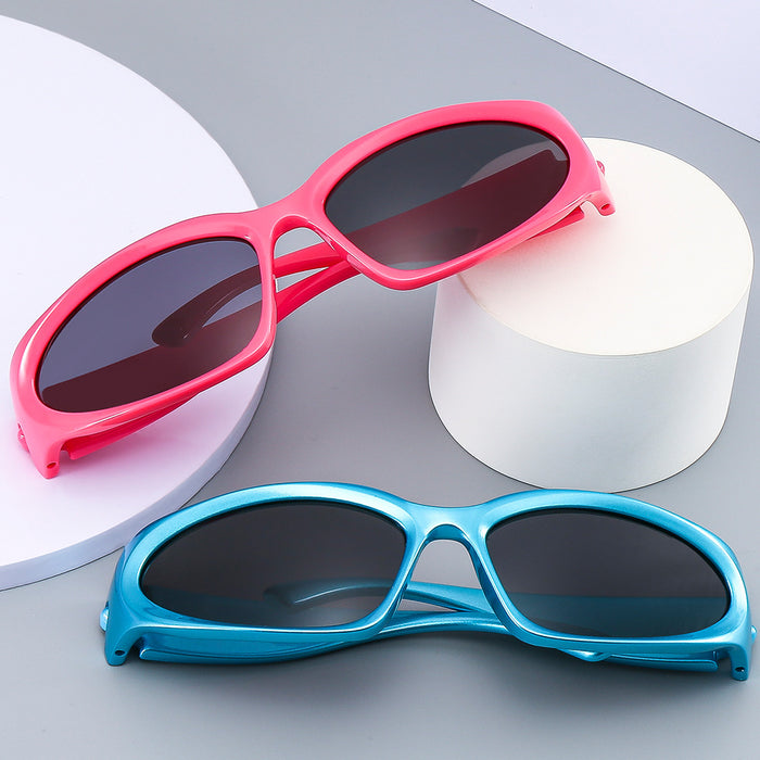 Wholesale Sunglasses PC UV Protection All Inclusive MOQ≥2 JDC-SG-ZhuiF003