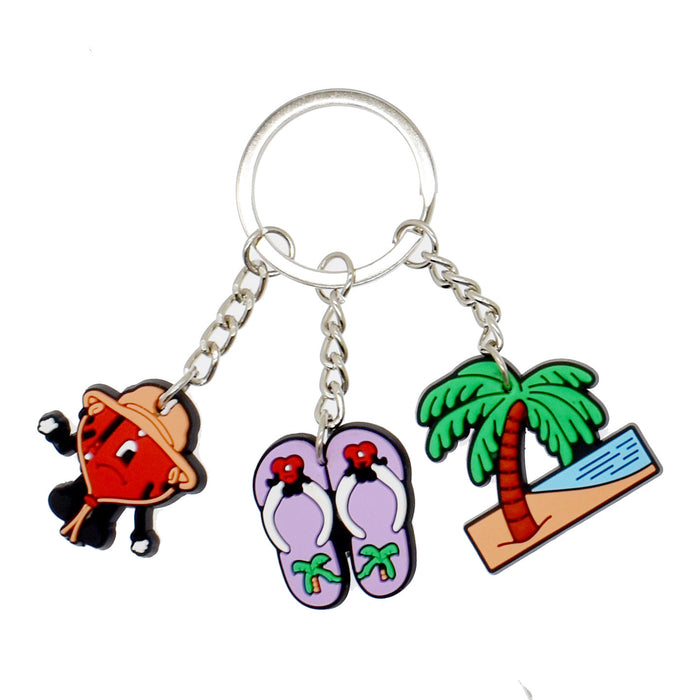 Wholesale Keychain PVC Soft Adorable Cartoon MOQ≥10 JDC-KC-RYY005