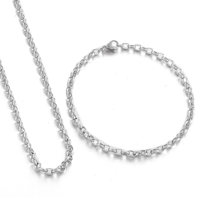 Wholesale Necklaces Stainless Steel O Chain JDC-NE-KaL007