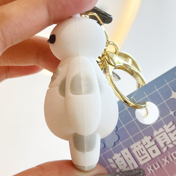 Wholesale Keychains PVC Cartoon Figure Big White(M) MOQ≥2 JDC-KC-CHeng004