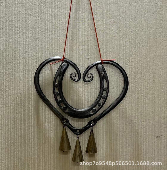 Wholesale Lucky Love Iron Wind Chimes JDC-DC-Hec004