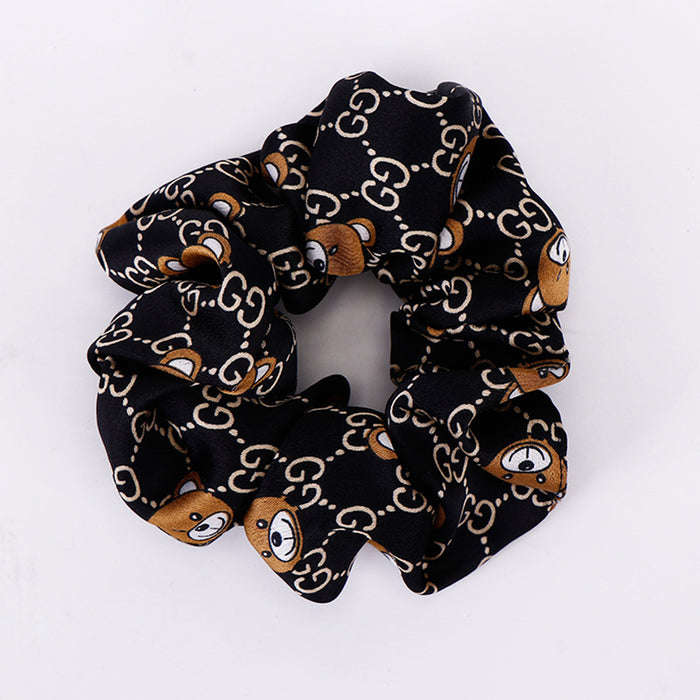 Wholesale Cute Bear Cloth Hair Scrunchies (F) MOQ≥2 JDC-HS-Hefeng006