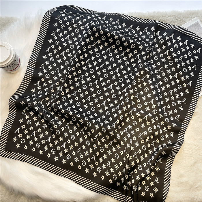 Wholesale Silk Scarf silk print (F) MOQ≥2 JDC-SS-Bair003