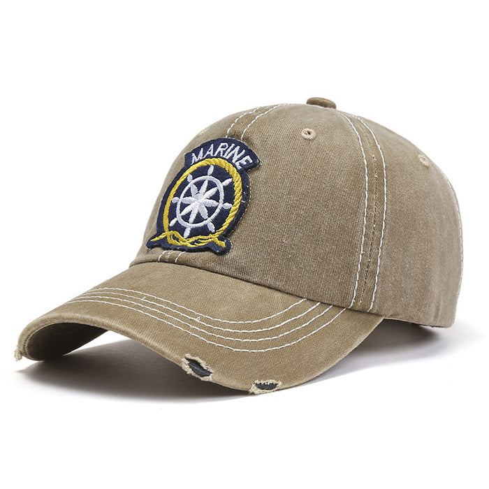 Wholesale Washed Cotton Hat Patch Embroidered Baseball Cap MOQ≥2 JDC-FH-GSYH208