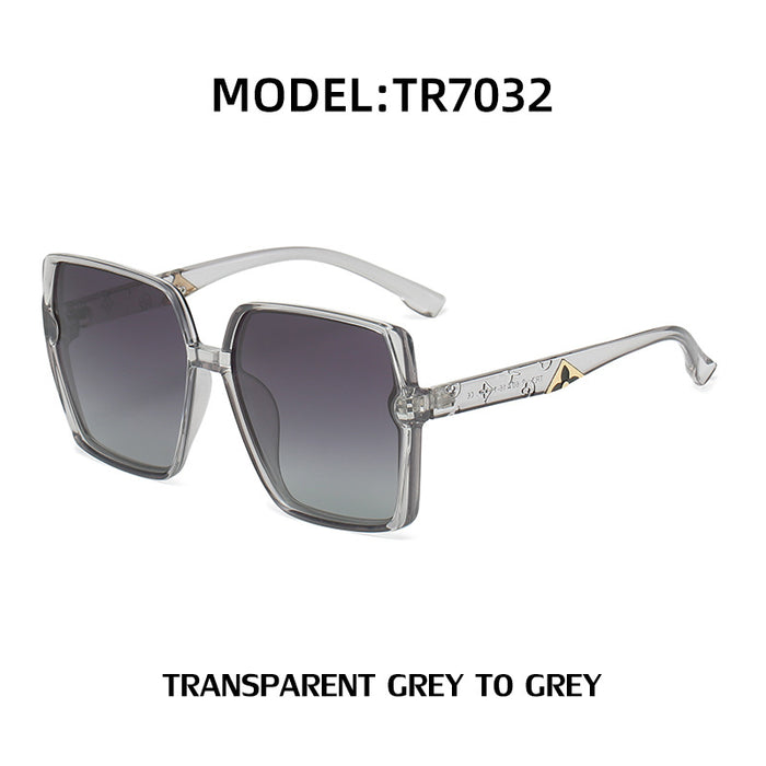 Wholesale Large Frame TR Polarized Square Sunglasses JDC-SG-PTJS001