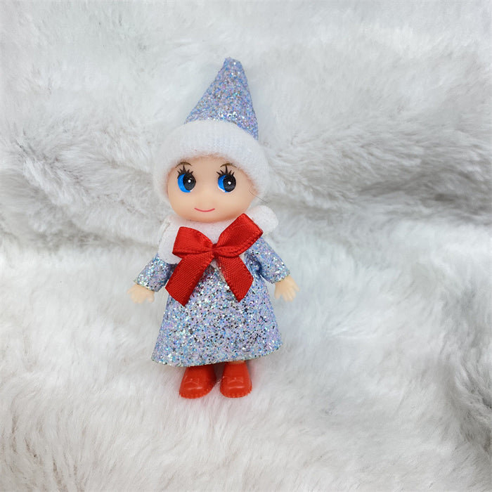 Wholesale Christmas Bookshelf Doll Doll Ornament Toys Pack of 10 JDC-FT-ZhiT004