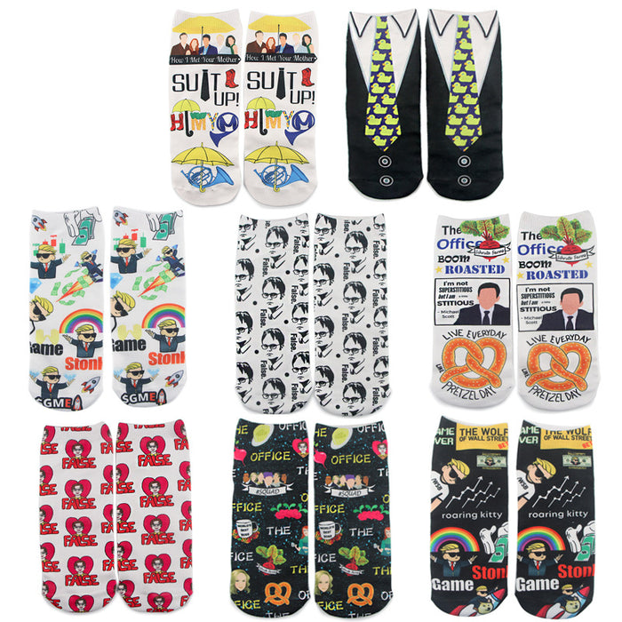 Wholesale Socks Cotton Cartoon Four Seasons Applicable JDC-SK-QingT002