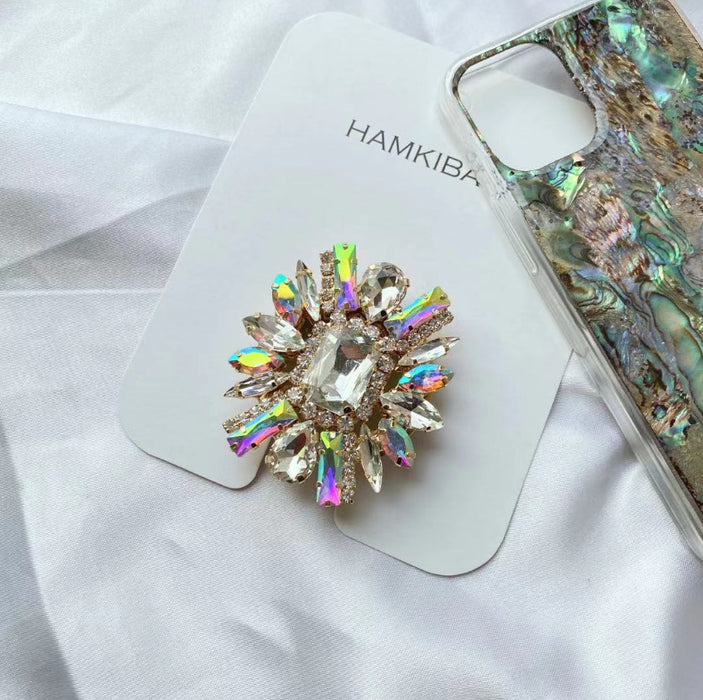 Wholesale Diamond Crystal Sapphire Phone Holder MOQ≥2 JDC-PS-WeiJiu038