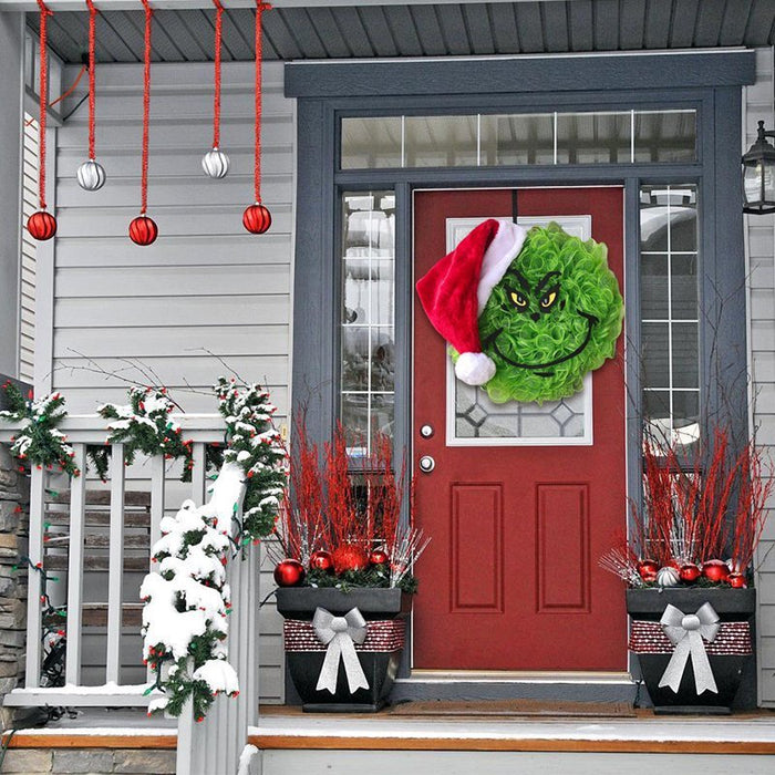 Wholesale Christmas Wreath Front Door Garland Decoration (M) MOQ≥2 JDC-DCN-Panx006