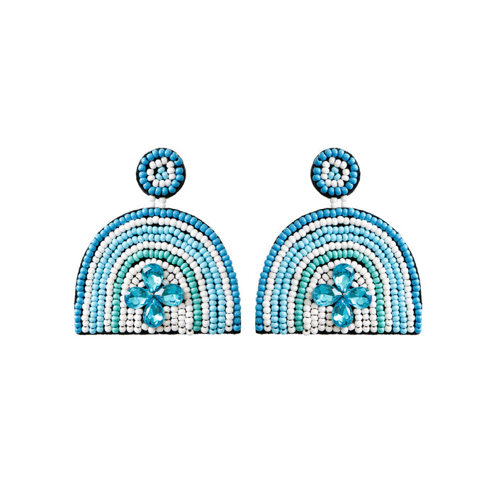 Wholesale Earrings Rice Beads Rainbow JDC-ES-PREMJM006