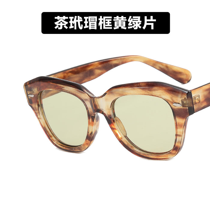 Wholesale Sunglasses Resin Irregular Beach UV Protection JDC-SG-KD184