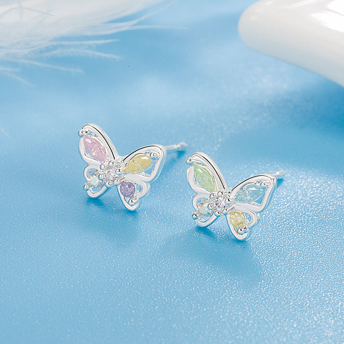 Wholesale Earrings Copper Butterfly JDC-ES-XGS001