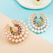 Jewelry WholesaleWholesale alloy set colored diamond pearl earrings women JDC-ES-hemin038 Earrings 和鸣 %variant_option1% %variant_option2% %variant_option3%  Factory Price JoyasDeChina Joyas De China