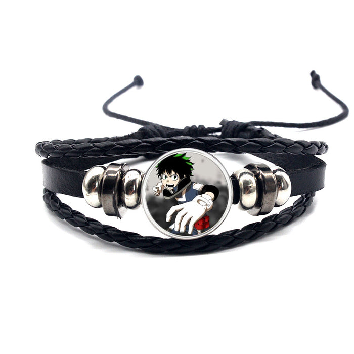Accessoires en gros bracelet en cuir MOQ réglable tressé ≥2 (m) JDC-BT-YANY002