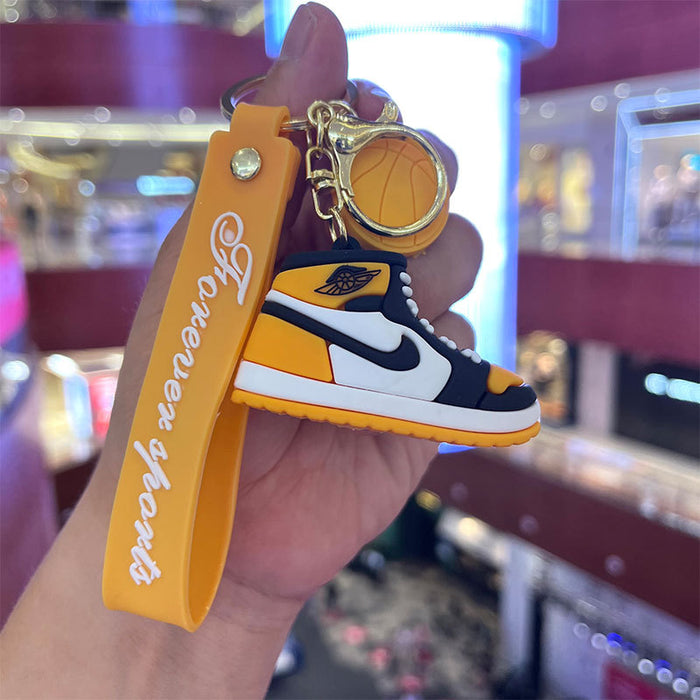 Wholesale Keychains PVC Hardware Cute Cartoon Sneakers JDC-KC-MiaoY021