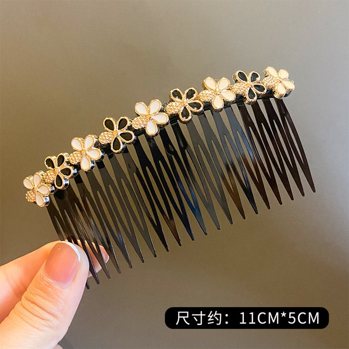 Wholesale pearl hair comb insert comb broken hair finishing artifact hair clip back head clip JDC-HC-tengZ003