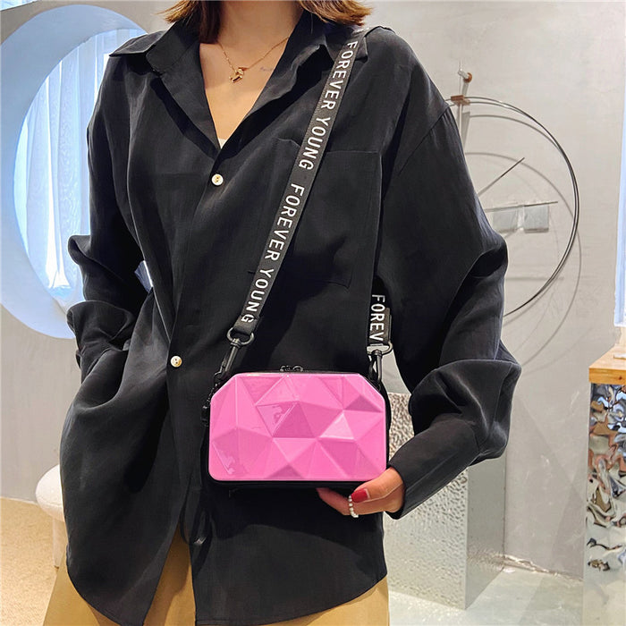 Wholesale Shoulder Bag Synthetic Leather Water Cube Diagonal Shoulder Bag JDC-SD-Shens016