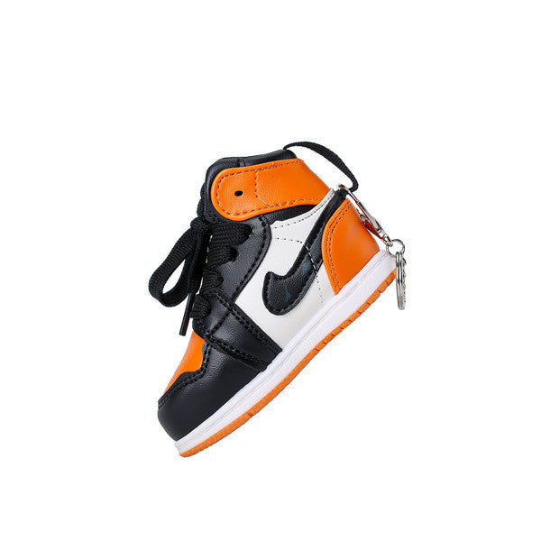 Mini zapatillas de baloncesto al por mayor llavero de cuero (F) JDC-KC-HDONG001