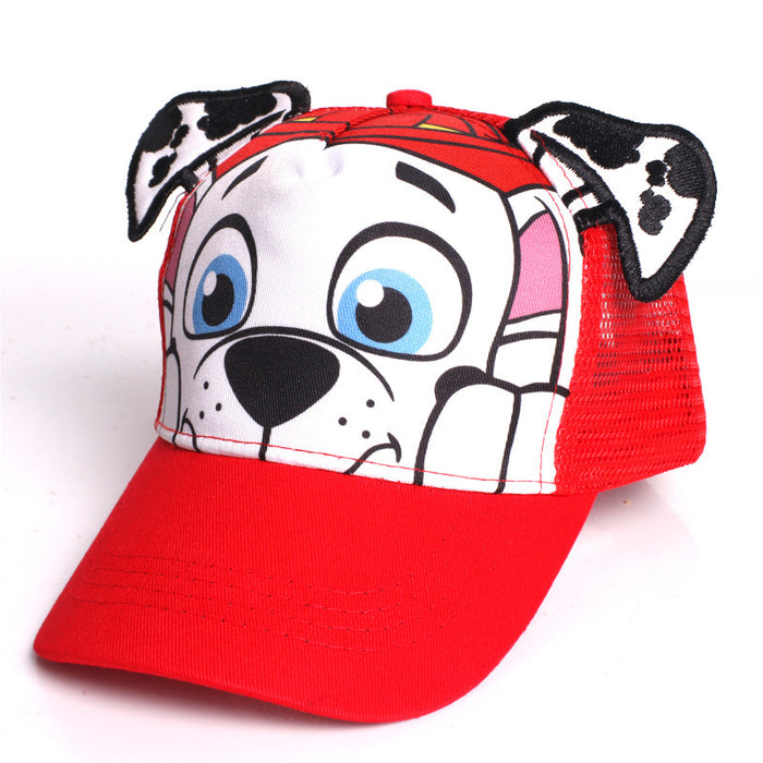 Capas de béisbol para niños al por mayor Cartoon Puppy Hip Hop Cap JDC-FH-WUF004