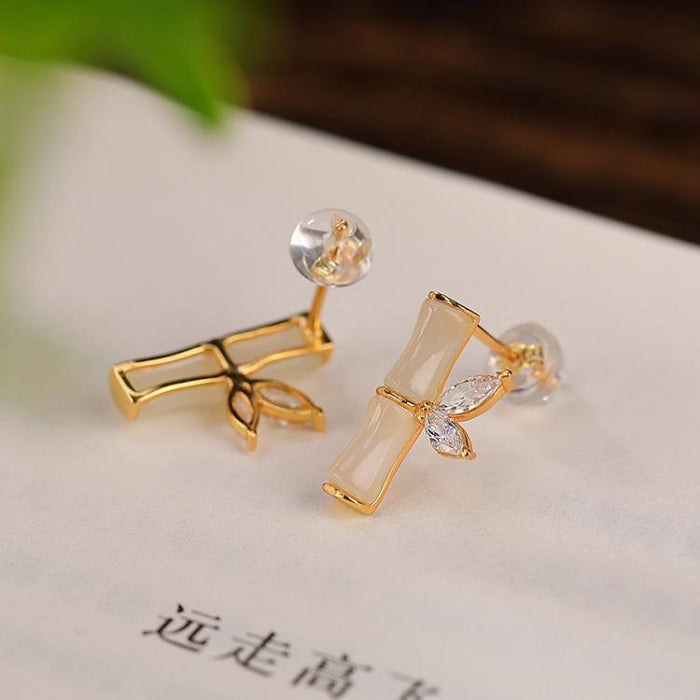 Wholesale Earrings Copper Bamboo JDC-ES-ZhenX001