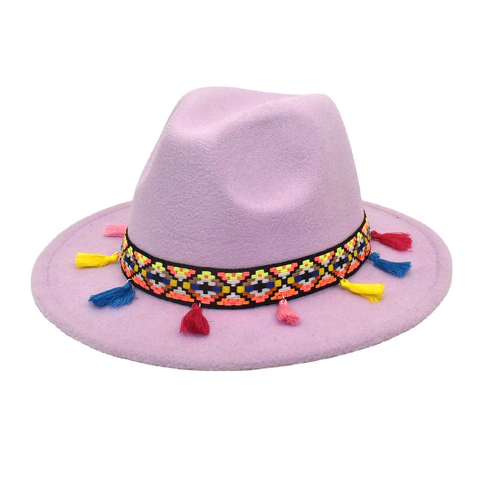 Wholesale Hat Wool Jazz Felt Top Hat MOQ≥2 JDC-FH-ShunMa022