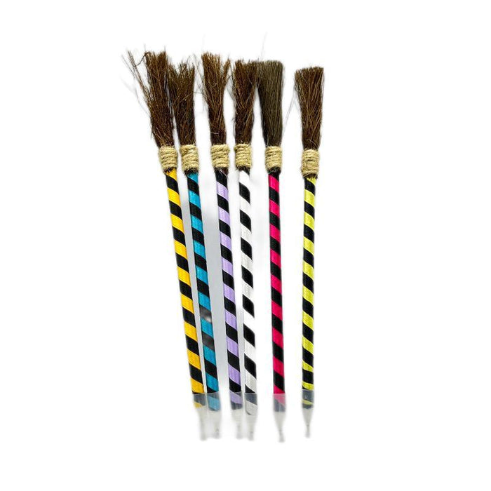 Wholesale Ballpoint Pen Plastic Halloween Multicolor Striped Thin Rod MOQ≥2 JDC-BP-XYJ002