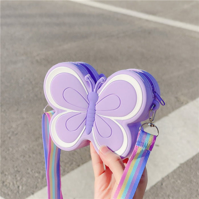 Wholesale Silicone Kids Butterfly Bag JDC-SD-WuWu003