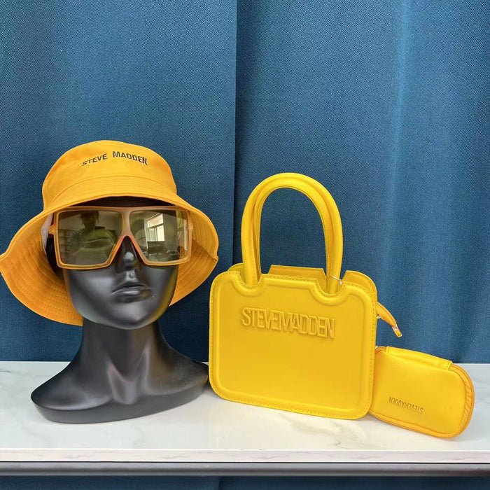 Wholesale Sunglasses Hat PU Shoulder Bag Handbag Set (F) JDC-HB-YLuo001