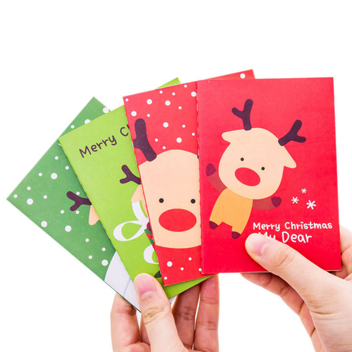 Wholesale Notebook Paper Cartoon Christmas Small Book Portable JDC-NK-KuY006