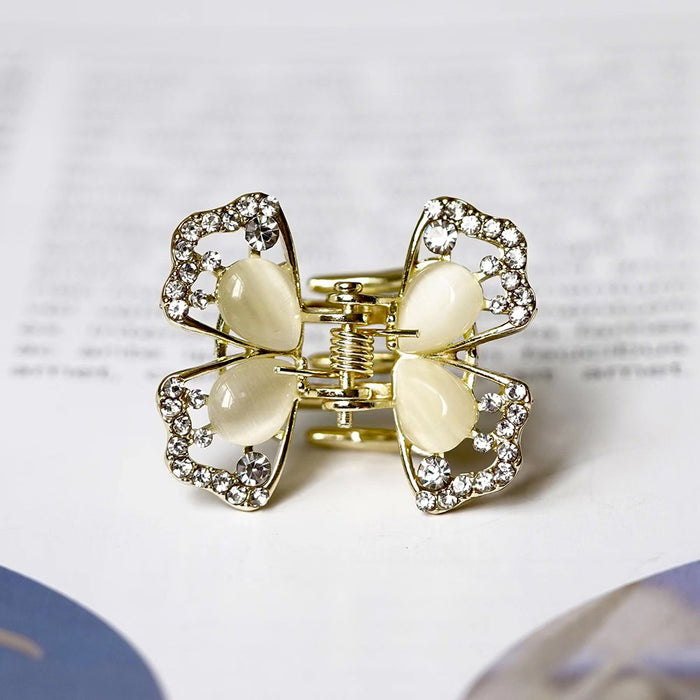 Wholesale Hair Clips Alloy Opal Small Grab Butterfly Exquisite MOQ≥2 JDC-HC-HG014
