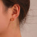 Jewelry Wholesalewholesale Heart Shaped Alloy earrings JDC-ES-D794 Earrings 晴雯 %variant_option1% %variant_option2% %variant_option3%  Factory Price JoyasDeChina Joyas De China