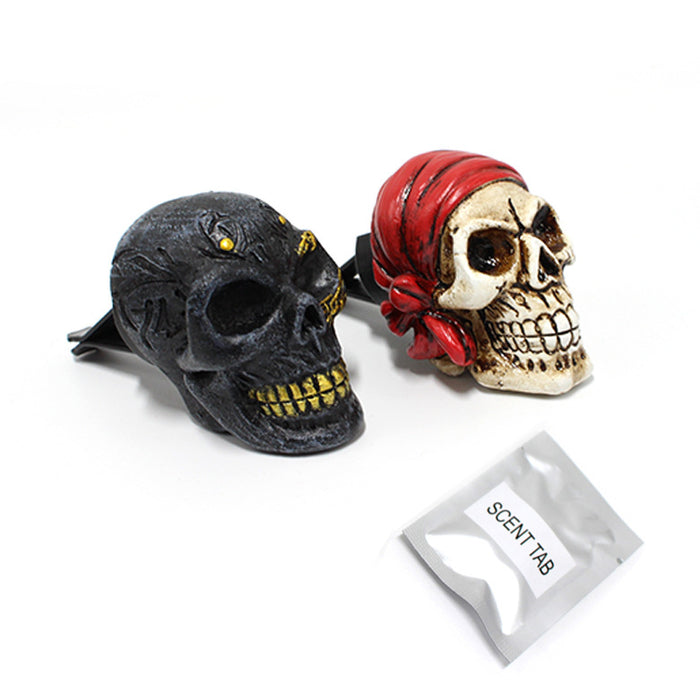 Ornamentos de resina de cráneo de aromaterapia para automóviles Mayor MOQ≥2 JDC-CA-YWH004