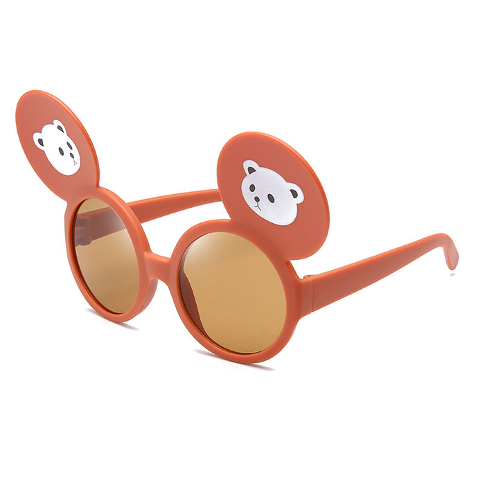 Jewelry WholesaleWholesale children's cartoon big ears cute bear PC glasses JDC-SG-KaiX006 Sunglasses 凯祥 %variant_option1% %variant_option2% %variant_option3%  Factory Price JoyasDeChina Joyas De China