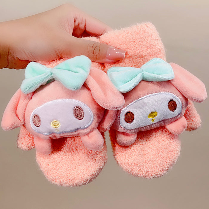 Wholesale Gloves Nylon Cute Cartoon Plush Kids Halter Gloves MOQ≥2 (S) JDC-GS-i003